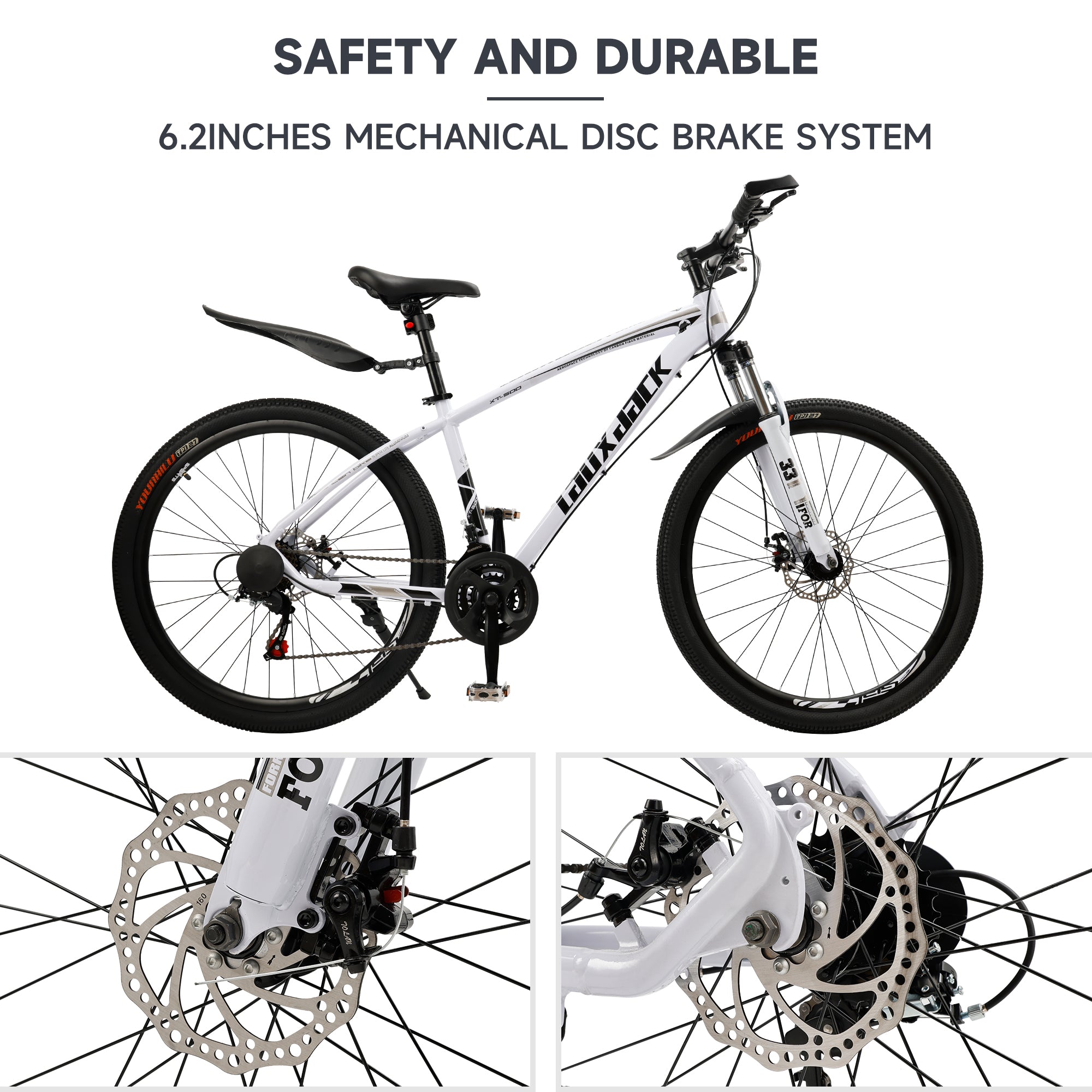 27.5 inches Mountain Bike 21 Speed Bikes With Lock+Air Pump (Copy)