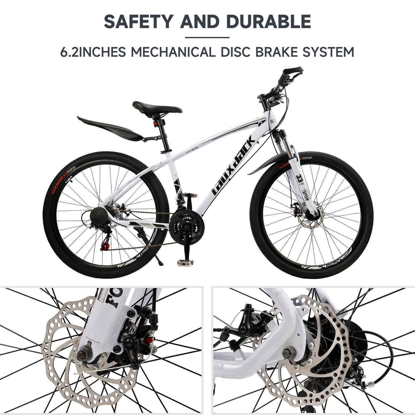 27.5 inches Mountain Bike 21 Speed Bikes With Lock+Air Pump (Copy)