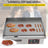 Commercial Electric Griddle 22''/30'' 110V Stainless Steel Flat Top Grill