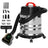 5 Gallon Stainless Steel Wet/Dry Shop Vacuum Cleaner 1800W with Powerful Suction & Large Capacity for Home & Commercial Use