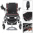 Lightweight 220 lbs All-Terrain Folding Electric Wheelchair, Airline Approved with 10 Mile Range for Adults & Seniors