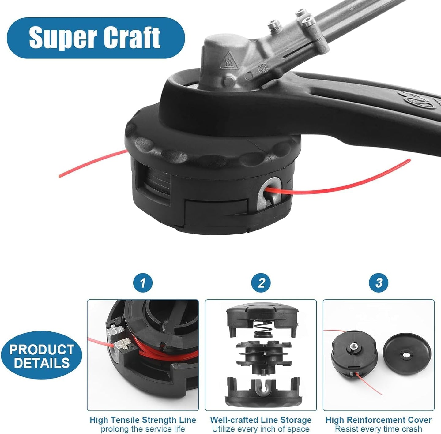 Bump Feed Trimmer Head for Echo SRM-225 SRM-230 SRM-210 ¨C 400 Speed