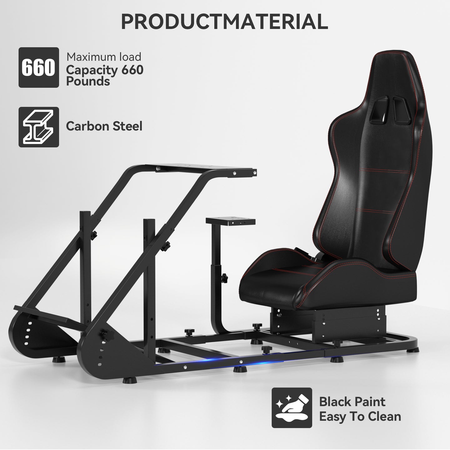 Seat Racing Simulation Game Stand for Fanatec Thrustmaster T300RS TX F458 T500RS
