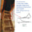 Attic Ladder Spreader Hinge Arms for 2010-Up 55-2 MFG Werner Mk 5 Wu2210 W2208 W2210 Pull Down Attic Stair Counter Balance Arms Hinge