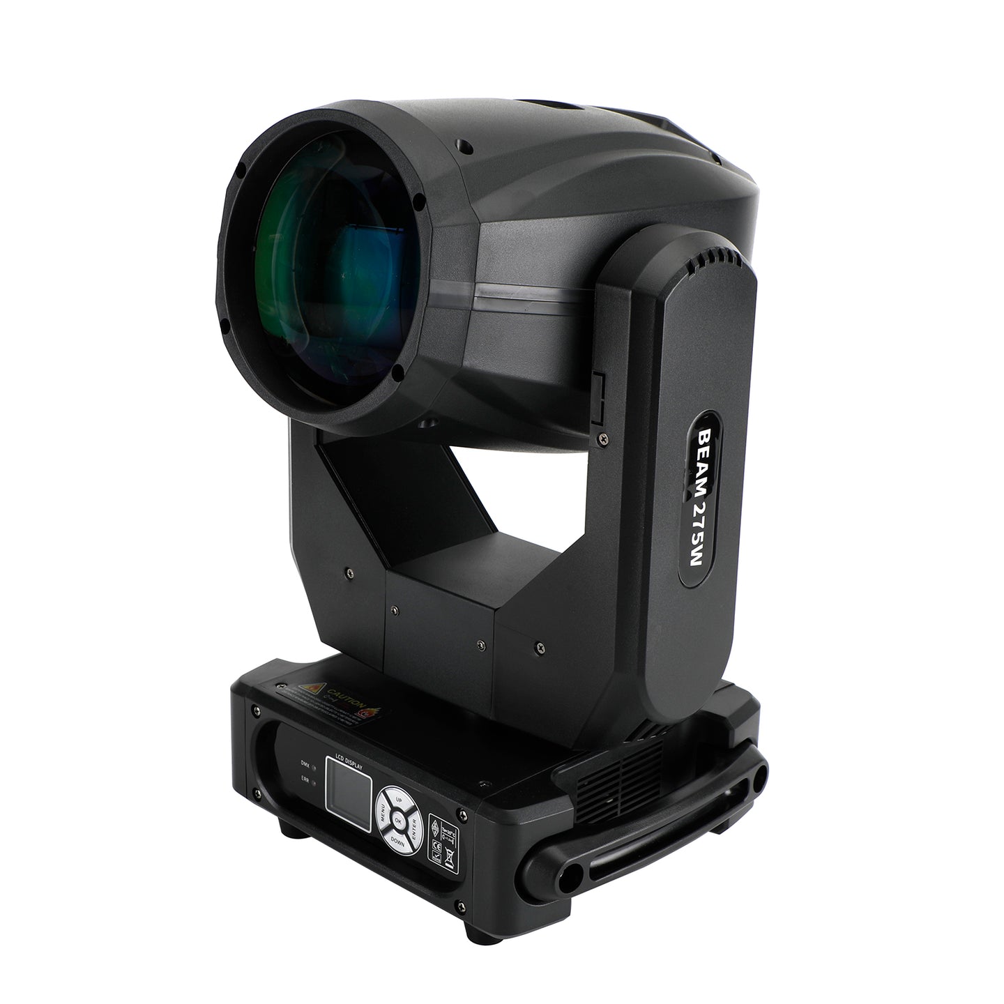 10R 275W Sharpy Beam Moving Head Light with Dual 8+16 Facet Prisms, Frost & Color Wheel, DMX for Stage & DJ