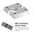 Reservoir body & Shaft Clamp 803-00-208 For Fox Float X Shock rebuild Vise Clamp