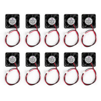 10PCS DC Brushless Cooling PC Computer Fan 12V 4020s 40x40x20mm 0.13A 2 Pin Wire
