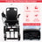 Foldable Electric Power Wheelchair, 46 lb Lightweight, Dual 180W Motors, 6Ah Airline-Ready Battery, 220 lb Capacity (Copy)