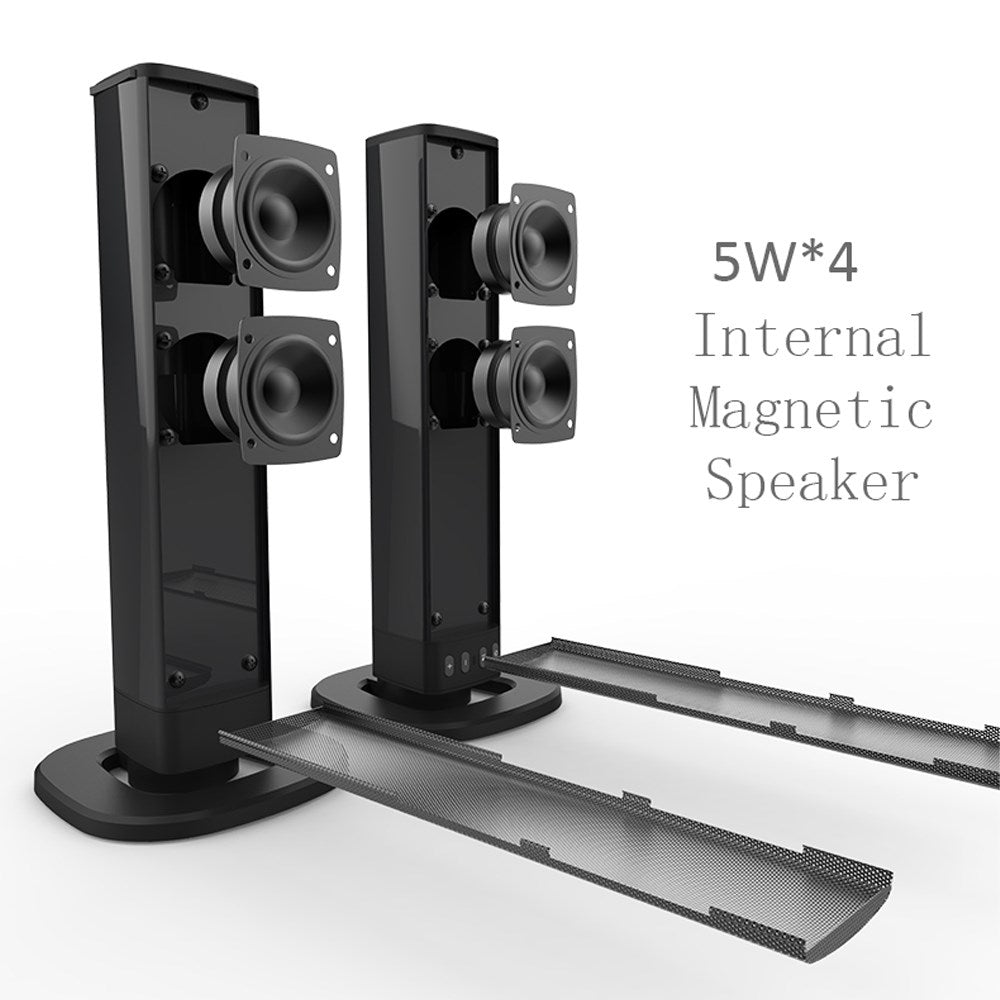 Bluetooth Soundbar with Built-in Subwoofer – 2-in-1 Portable TV Speaker System for Home Theater Surround Sound (Copy)