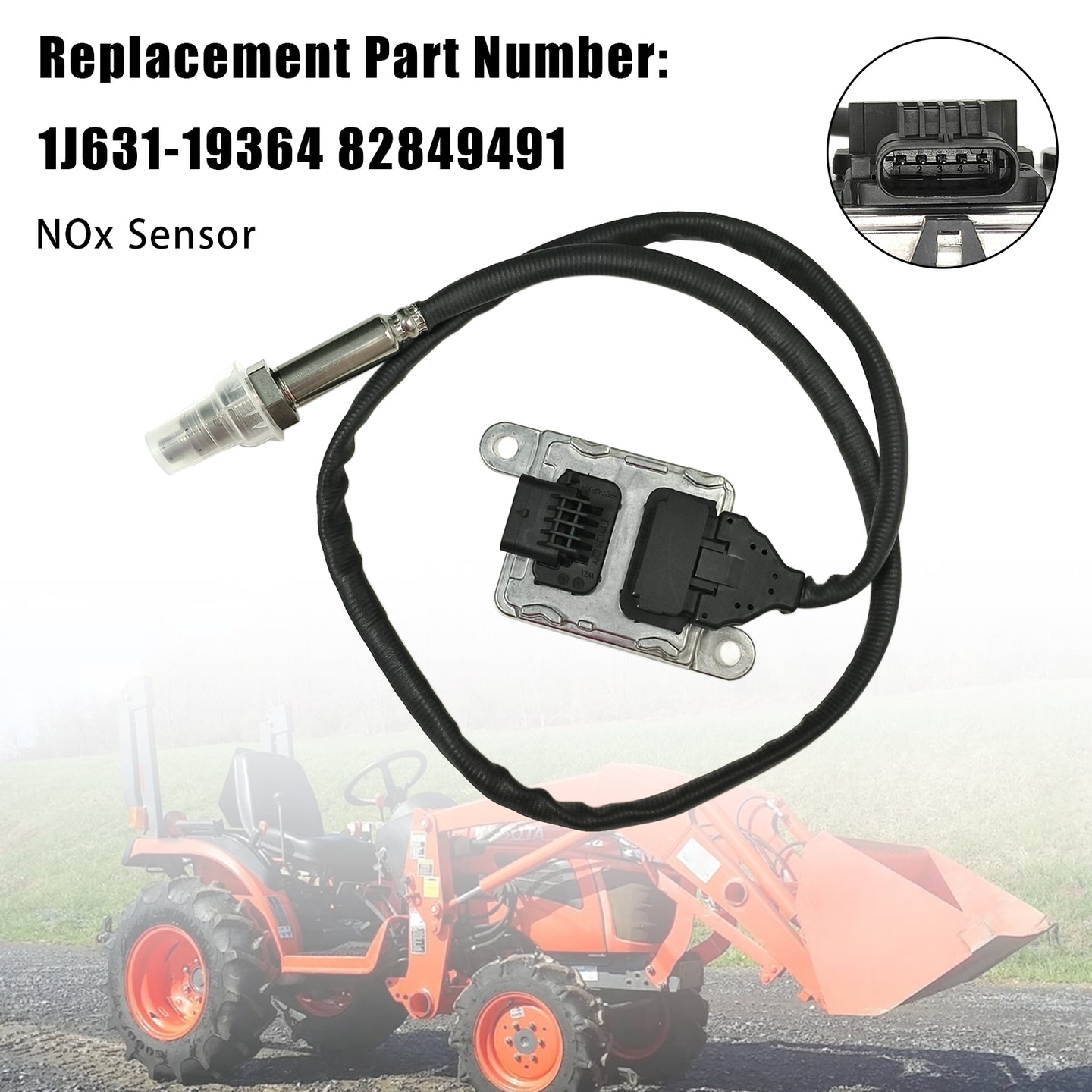 Nitrogen Oxide Sensor 1J631-19364 82849491 Fits For Kubota