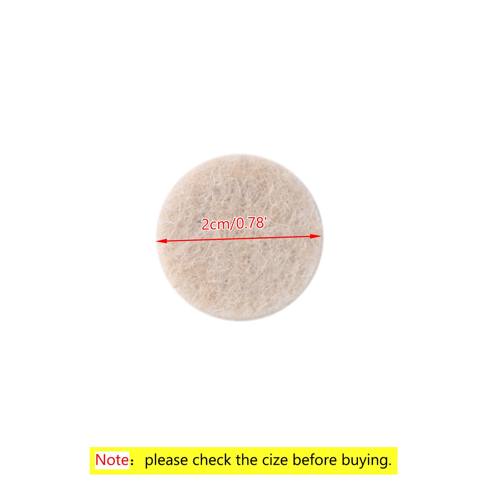 Furniture Table Chair Leg Non-Slip Self-Adhesive Floor Protector EVA Sticky Pads 20mm / 128pads