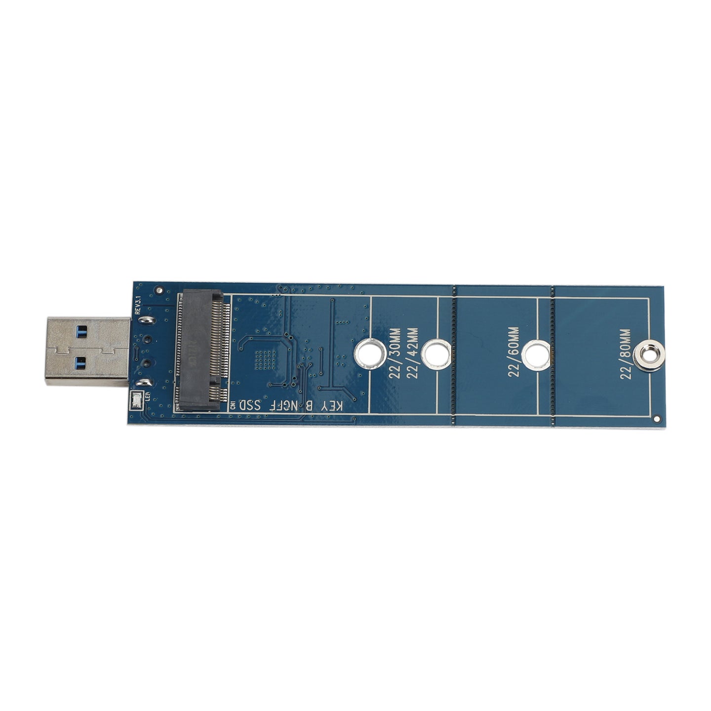 M.2 to USB Adapter SATA Protocol Support 2230 2242 2260 2280 for Windows MAC OS