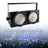 200W COB LED Audience Blinder Light, 2x100W Warm & Cool White (2-in-1) DMX Stage Par for Church & DJ