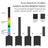 2.1 Bluetooth Speaker System – RGB Detachable TWS Wireless Subwoofer for Home Theater & Karaoke