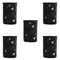 5Pcs Soft Leather Case For YAESU VX-6R VX-7R VX-7E Two-Way Radio Walkie Talkie