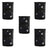 5Pcs Soft Leather Case For YAESU VX-6R VX-7R VX-7E Two-Way Radio Walkie Talkie