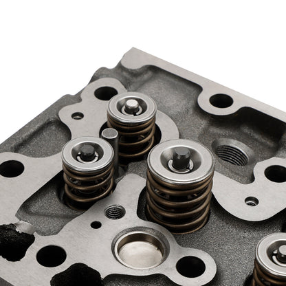 Complete Cylinder Head for Kubota V3300 Engine, Fits Bobcat S650 & Kubota SVL75, with 12 Valves Pre-Installed