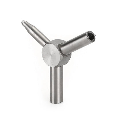 Precision Hex Valve Tool for Gas Cylinders (Stainless Steel)