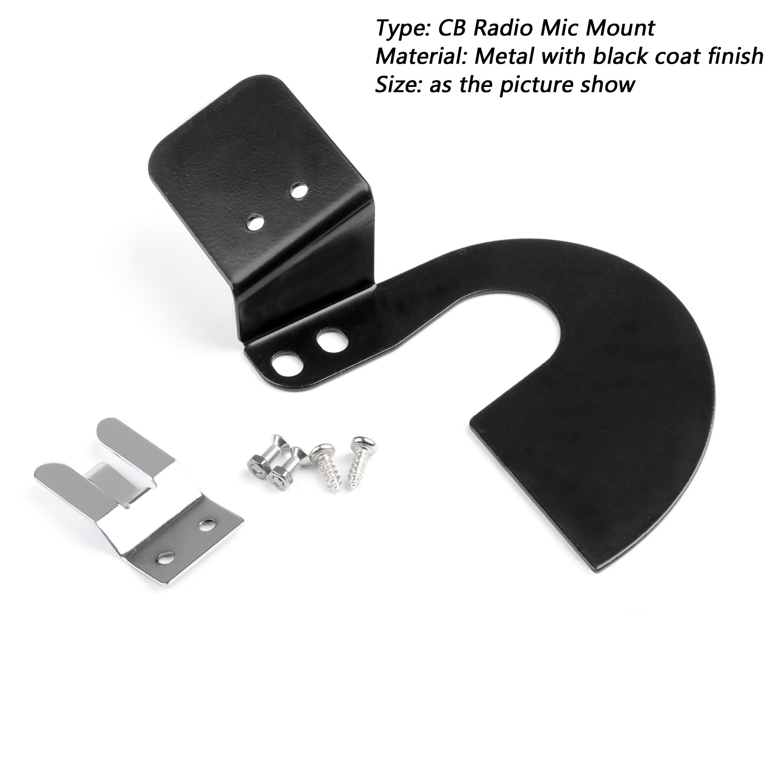 Mount 75WXST Grab Bar Wrangler JL 2018+ Holder Passenger For Mic CB Radio