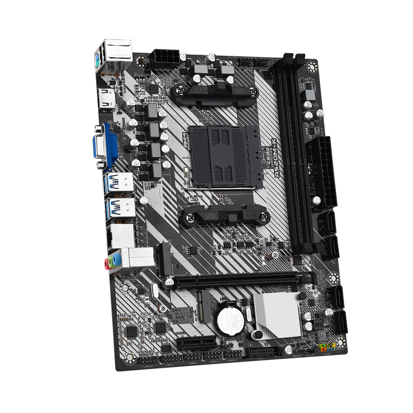 A520M-K Computer Motherboard Dual Protocol M.2 Hard Drive Support WIFI Bluetooth