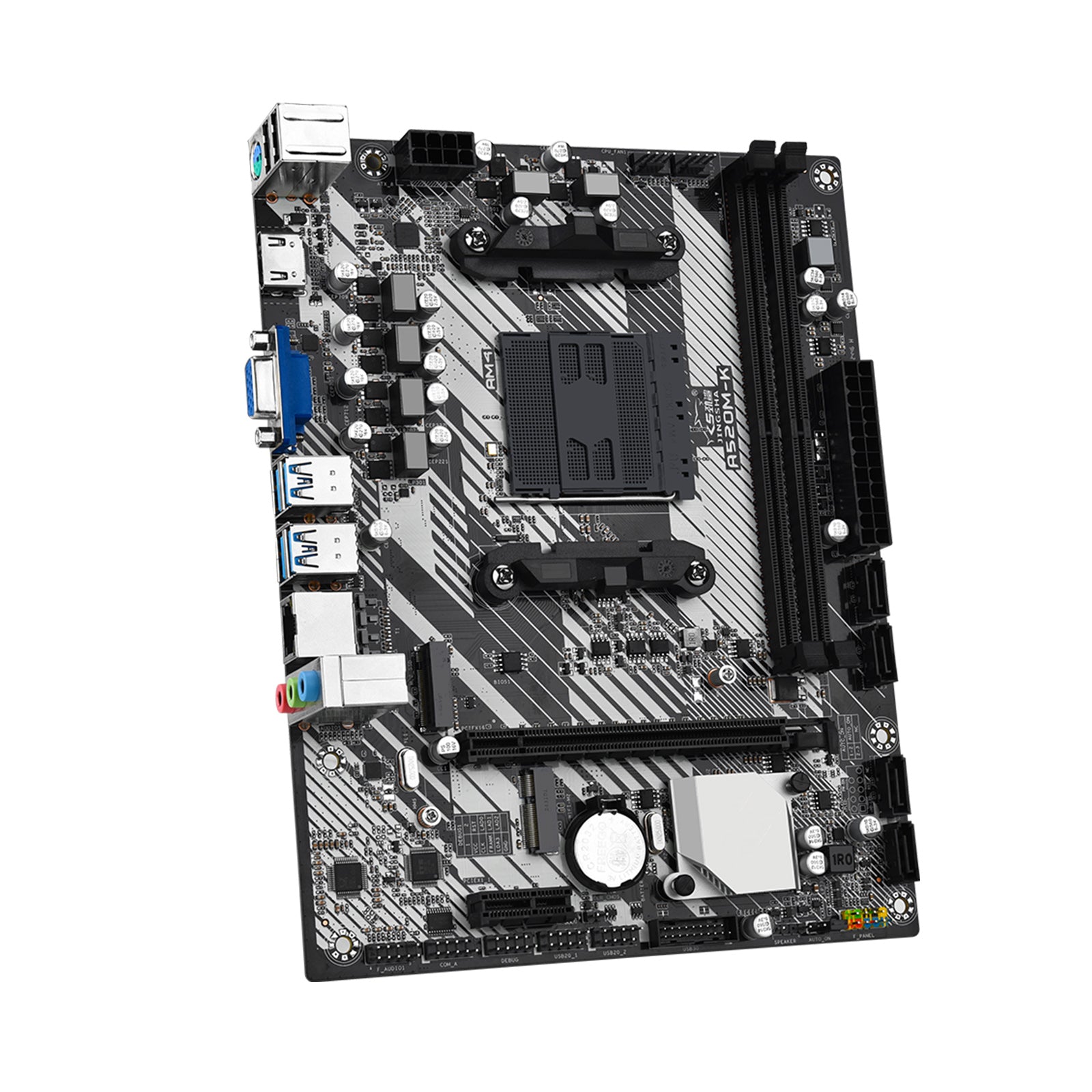 A520M-K Computer Motherboard Dual Protocol M.2 Hard Drive Support WIFI Bluetooth
