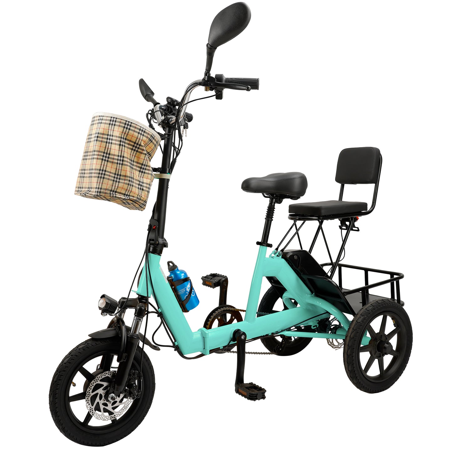 3 Wheel E-Trike Electric tricycle for Adult Folding Motorized 48V 350W