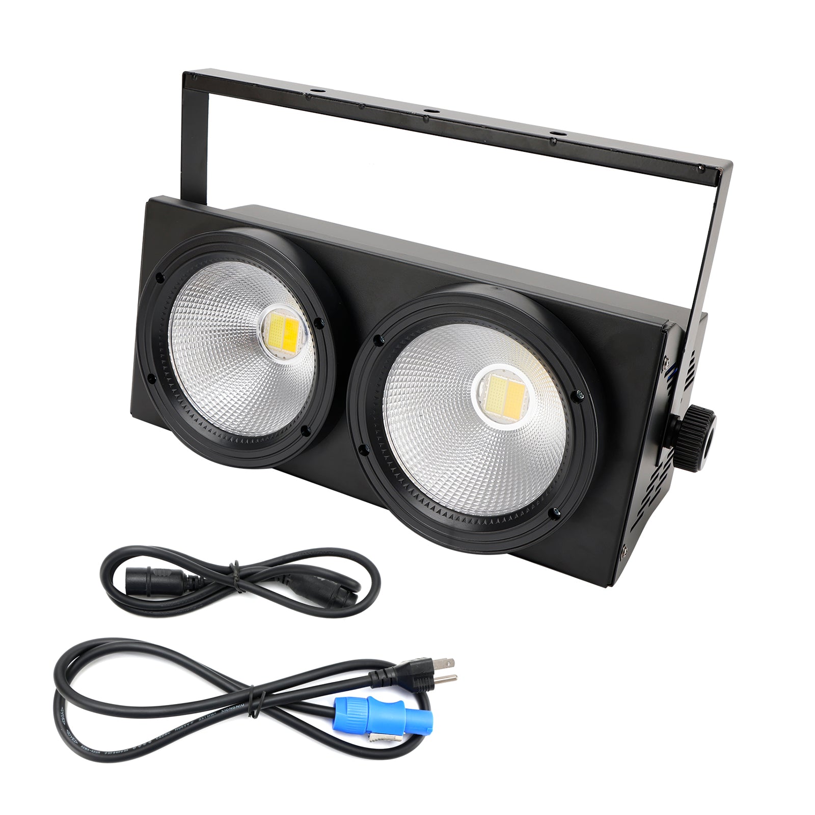 200W COB LED Par Light DMX Stage Lighting Warm Cool White Audience Blinder for DJ Disco Party Event Show