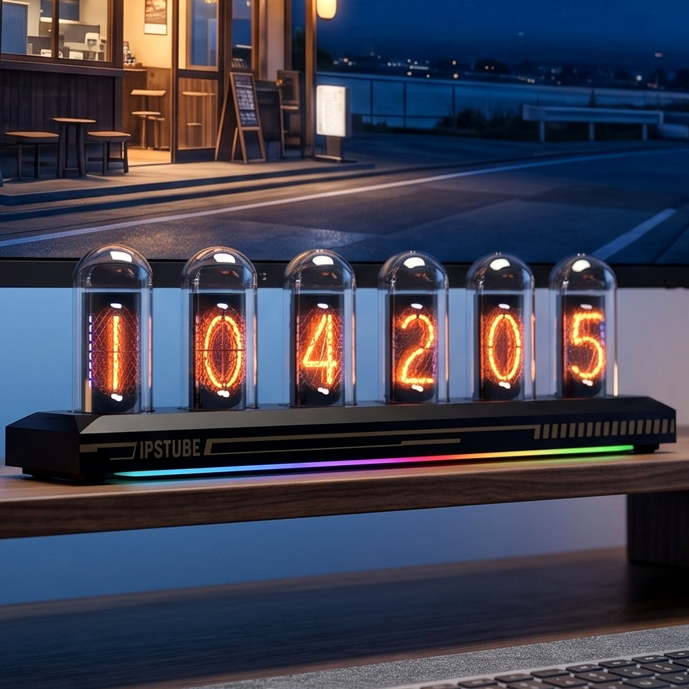 Nixie Tube Clock with WiFi SYNC 12/24H Display Required A Retro Gift for Friends