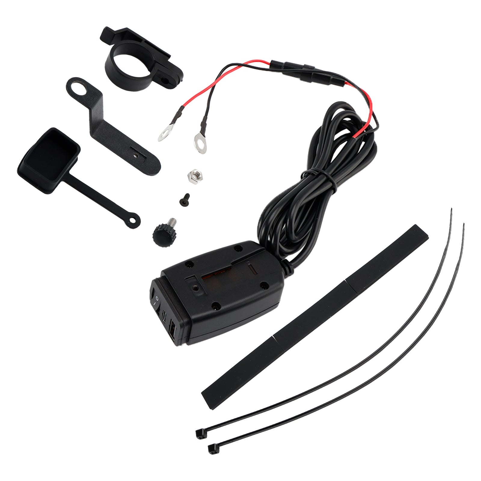 Motorcycle USB Super Fast Charging Handlebar Holder PD+QC3.0 Tpye-C Mobile Phone
