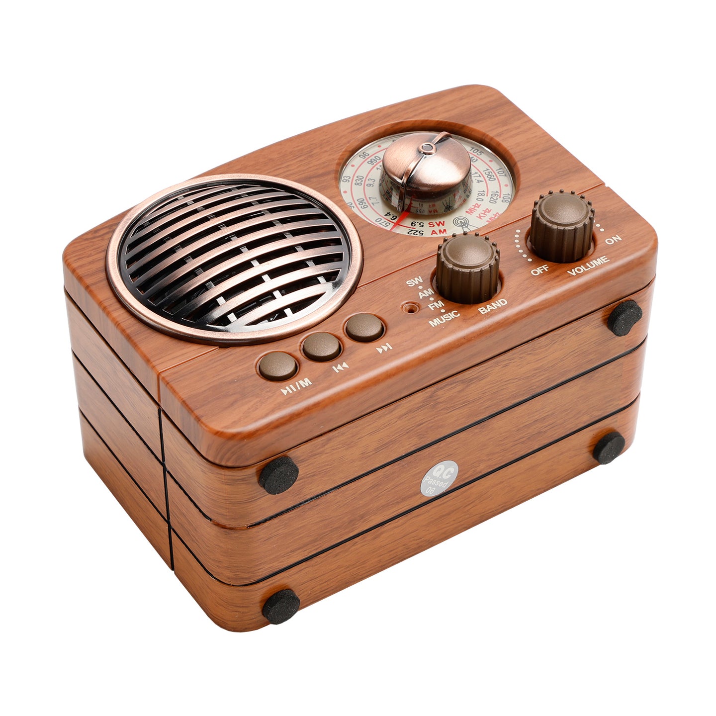 Retro Bluetooth Speaker – Vintage Style Mini Radio with Multifunction Music Player for Home & Travel