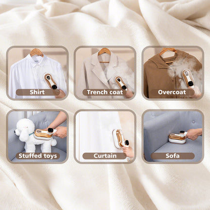 1200W Portable  LCD Steam Iron Machine Steamer Handheld Garment Clothes Ironing