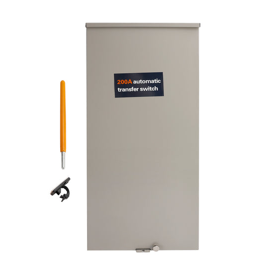 200Amp Service Rate Whole House Transfer Switch 120/240V Single Phase