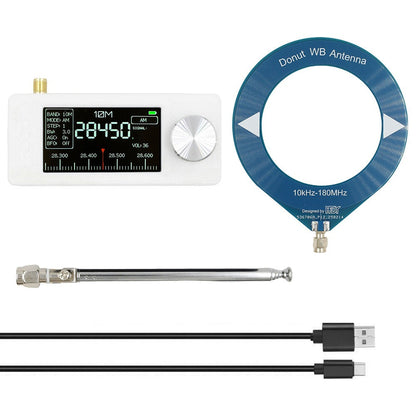 SI4732 Portable Radio 0.5-108MHz LSB USB Mini Pocket Radio 1.9-inch IPS Display