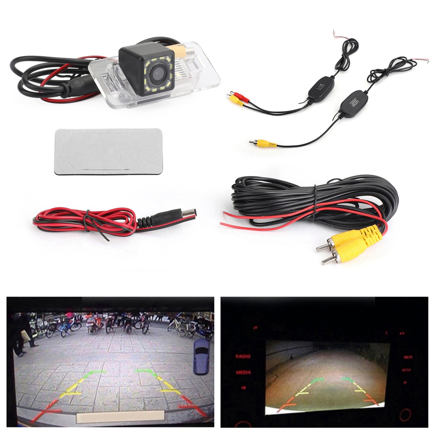 Car Backup Camera Wireless 12LED for BMW E46 E39 E70 E71 X3 X5 E60 E61 90 91 92
