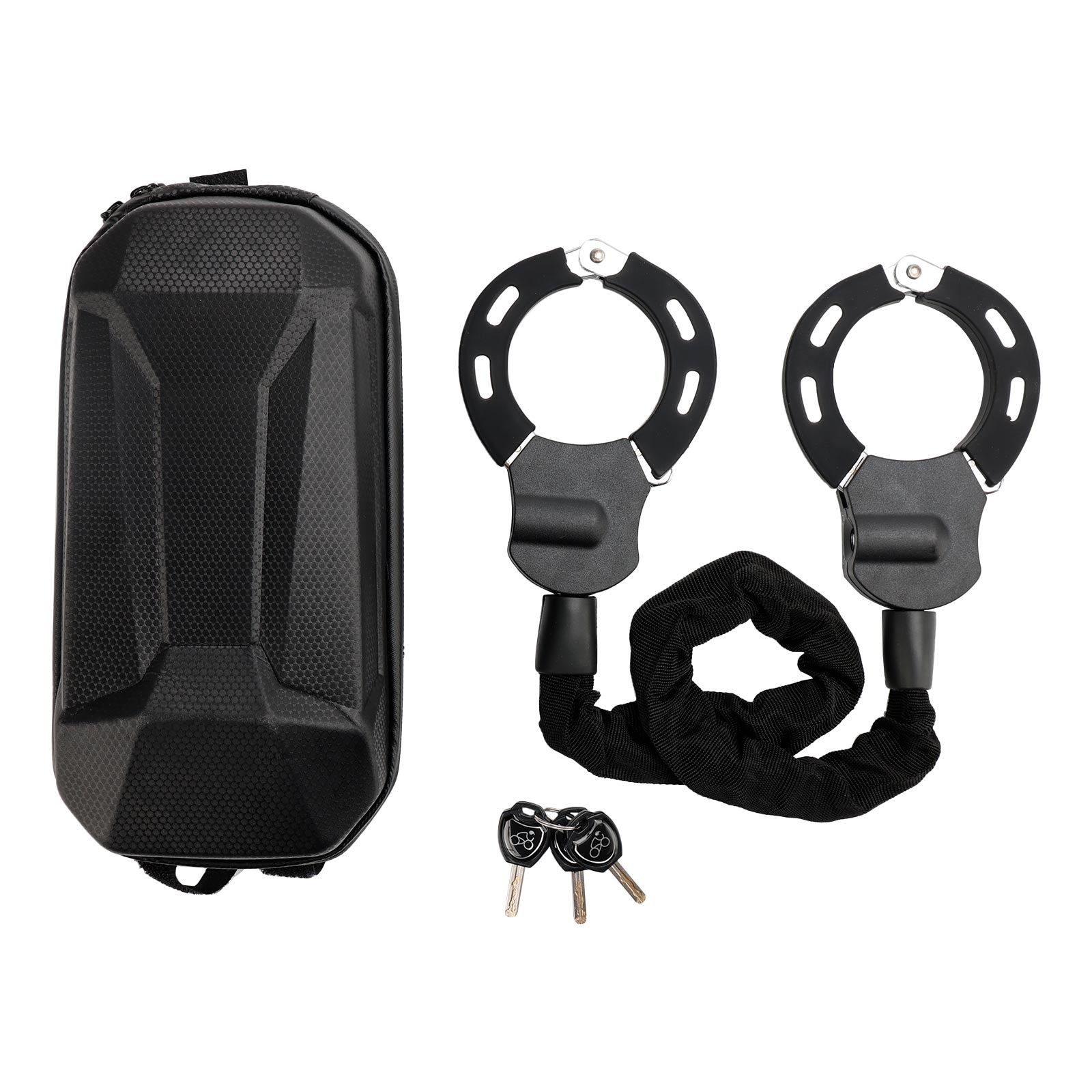 E-Scooter Lock Multi-Section Steel w/ Waterproof Storage Box