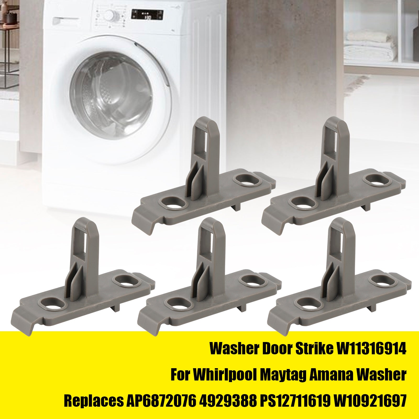 5x Washer Door Strike W11316914 For  Maytag Amana Washer PS12711619 W10921697