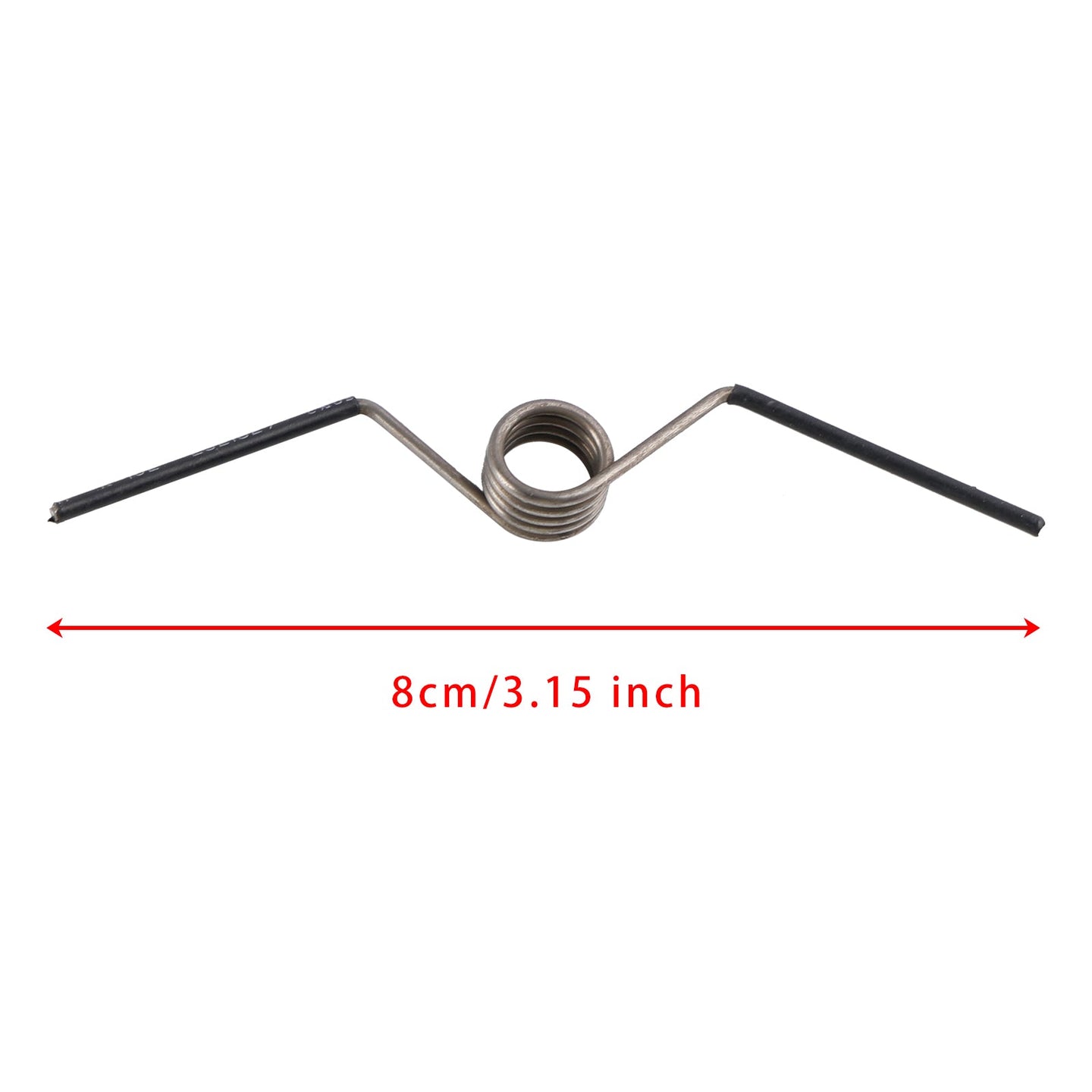 4-Pack Self-Closing Door Hinge Springs, Fits 1/2" & 5/8" Radius Corner Hinges, Auto Door Closer Spring