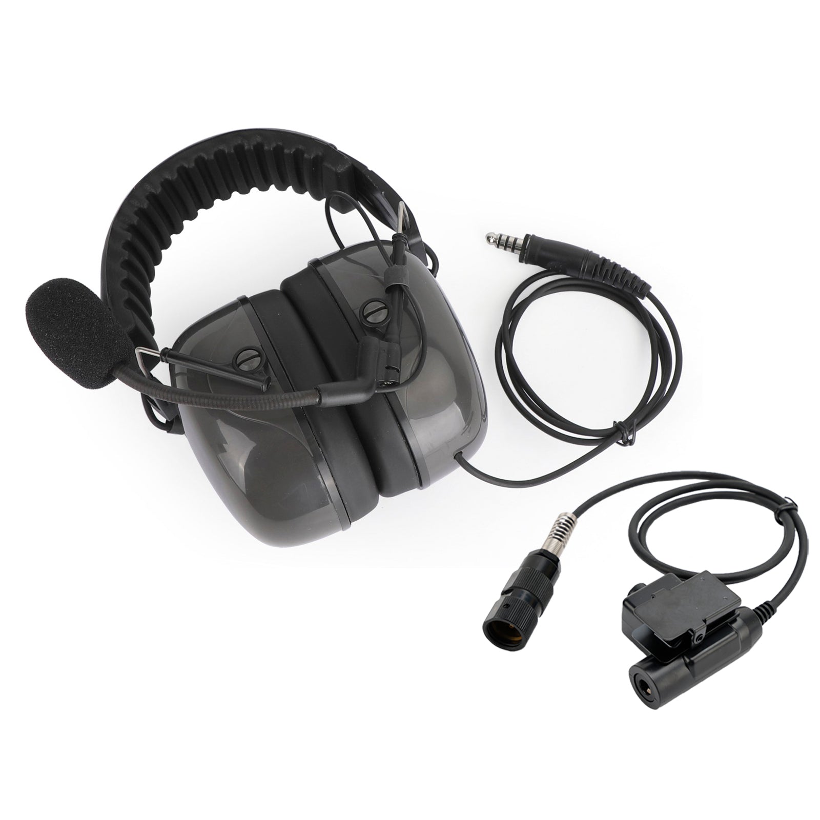 7.1-C5 Adjustable Noise Cancelling Headset For AN/PRC-152 AN/PRC-148 U329 Radio