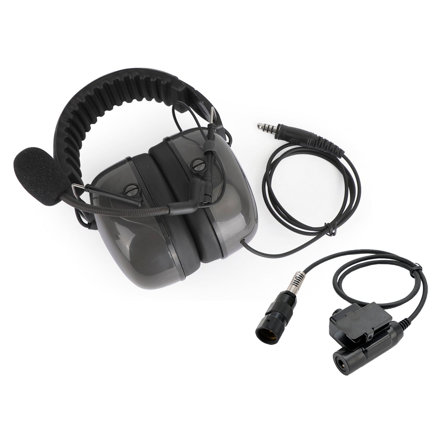 7.1-C5 Adjustable Noise Cancelling Headset For AN/PRC-152 AN/PRC-148 U329 Radio
