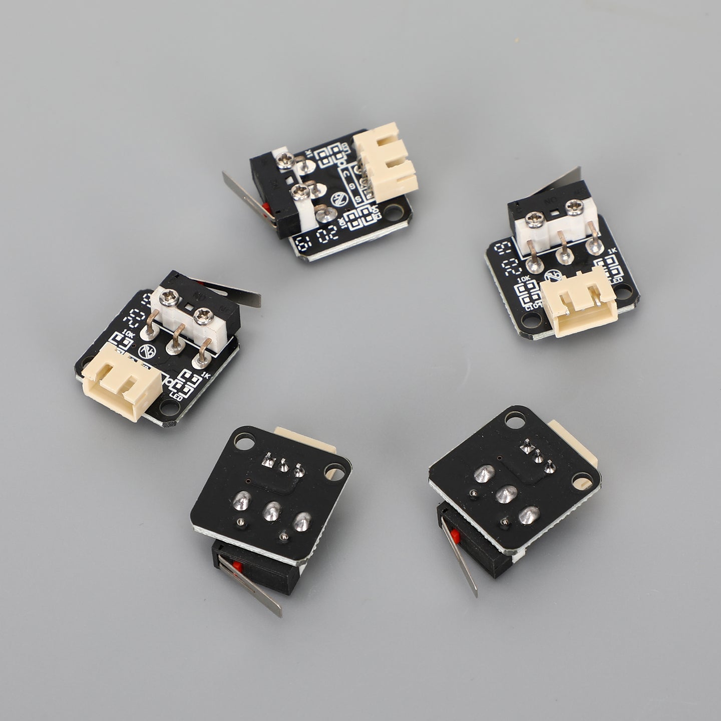 5-Pack Limit Switch End Stop for Creality Ender 3, Ender 3 Pro/V2, CR-10 & Ender 5, 3-Pin Mechanical