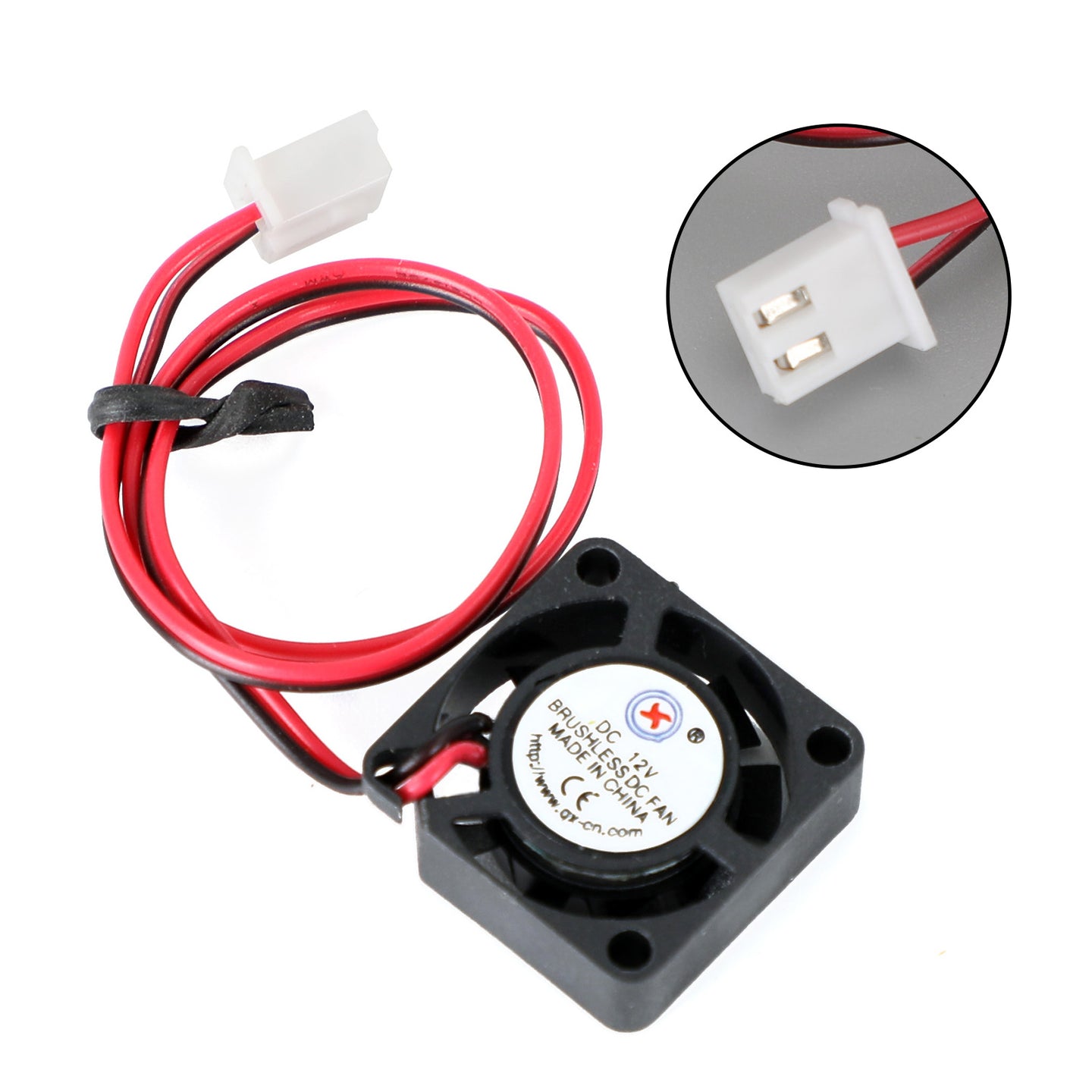 2 Pin Wire 1Pc Brushless DC Cooling Blower Fan 12V 0.06A 2006 20x20x6mm