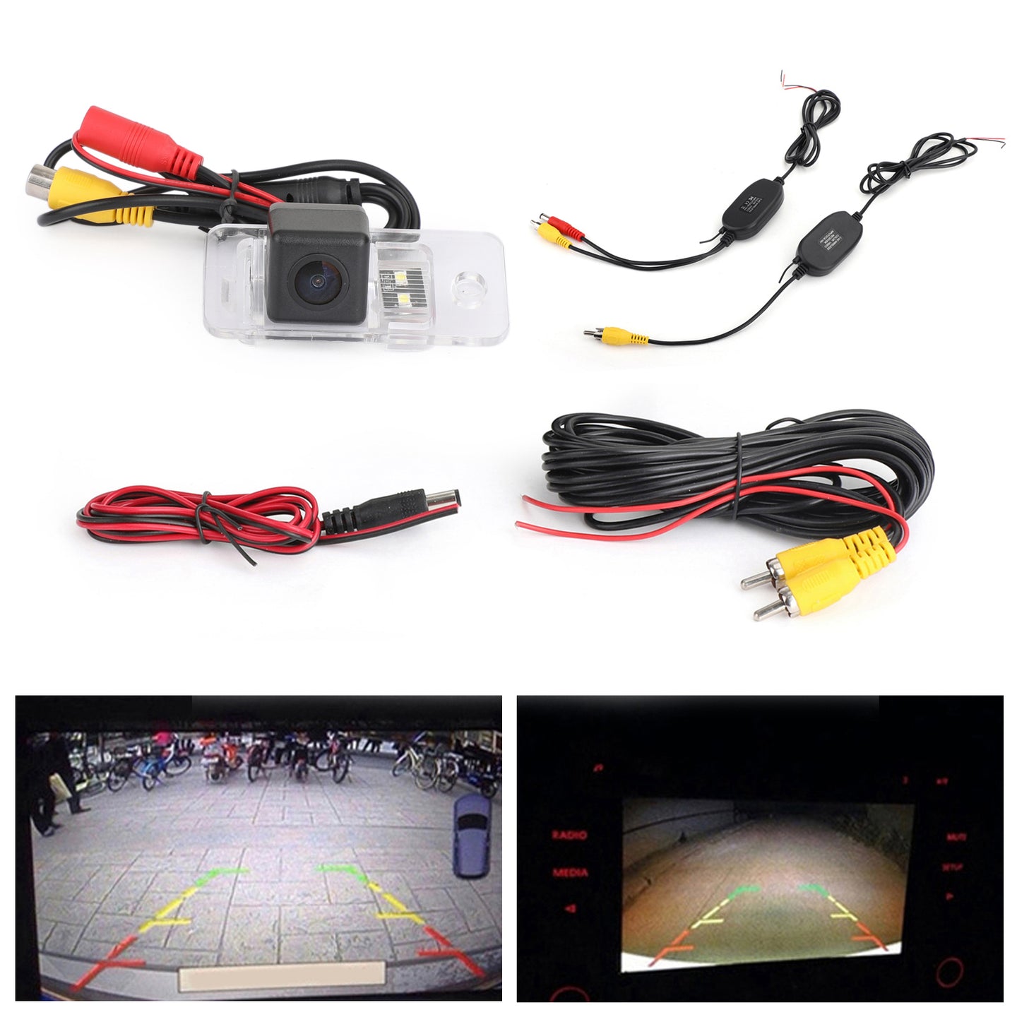Car Backup Camera Wireless Kit for Audi A8 A6 A4 A3 Q7 S5 S6 S8 RS4 RS6 A4L/Q5