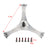 Samsung Washer Spider Arm Flange Shaft Assembly, Replaces DC97-17004B, AP5800144, PS8764285, with Bolts