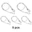 1/5/10Pcs 29.1"Steel Wire Safety Security Cable For Stage Light Clamp Beam Light