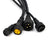24x RGBWA+UV 6-in-1 LED PAR Can Light, 200W IP65 Waterproof Outdoor Stage Wash, DMX Controlled