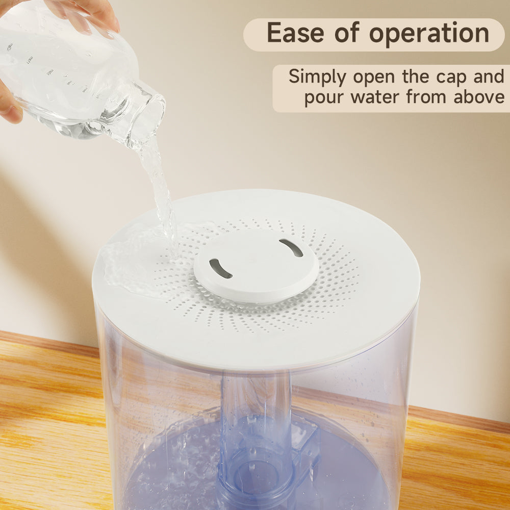 7.8L Large Humidifier for Bedroom & Home – Cool Mist Ultrasonic Top Fill Essential Oil Diffuser with Dual Mist & UV Sterilizer