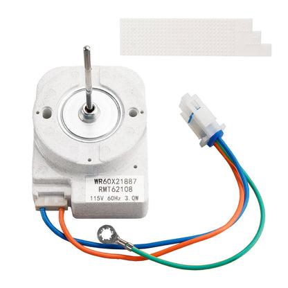 WR60X21887 Refrigerator Evaporator Fan Motor for GE WR60X10137 WR60X10054