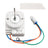 WR60X21887 Refrigerator Evaporator Fan Motor for GE WR60X10137 WR60X10054