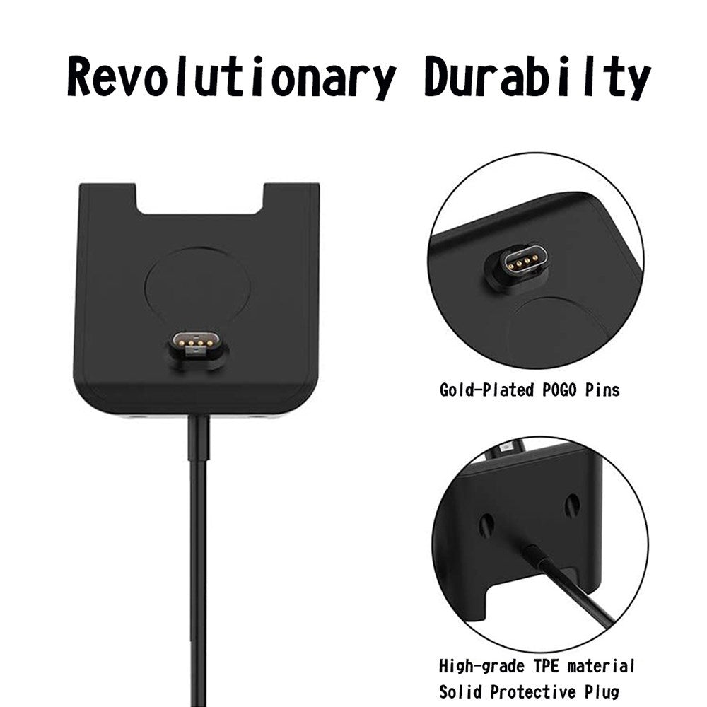 USB Charging Cradle Dock + Anti-dust Cap Fit for Garmin Fenix 5 5S 5X Plus Watch