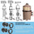 Filter Plumbing Kit Replacement Parts For Cartridge Swim Clear Pool  Filter